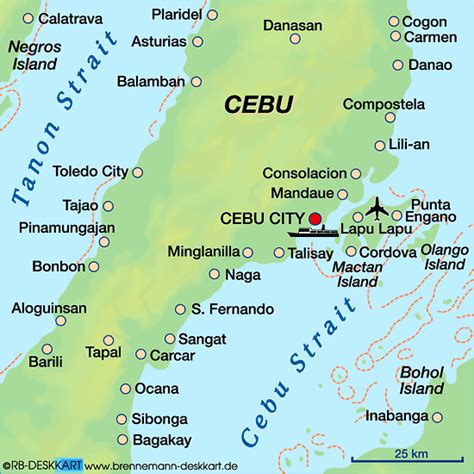 Cebu City Map .